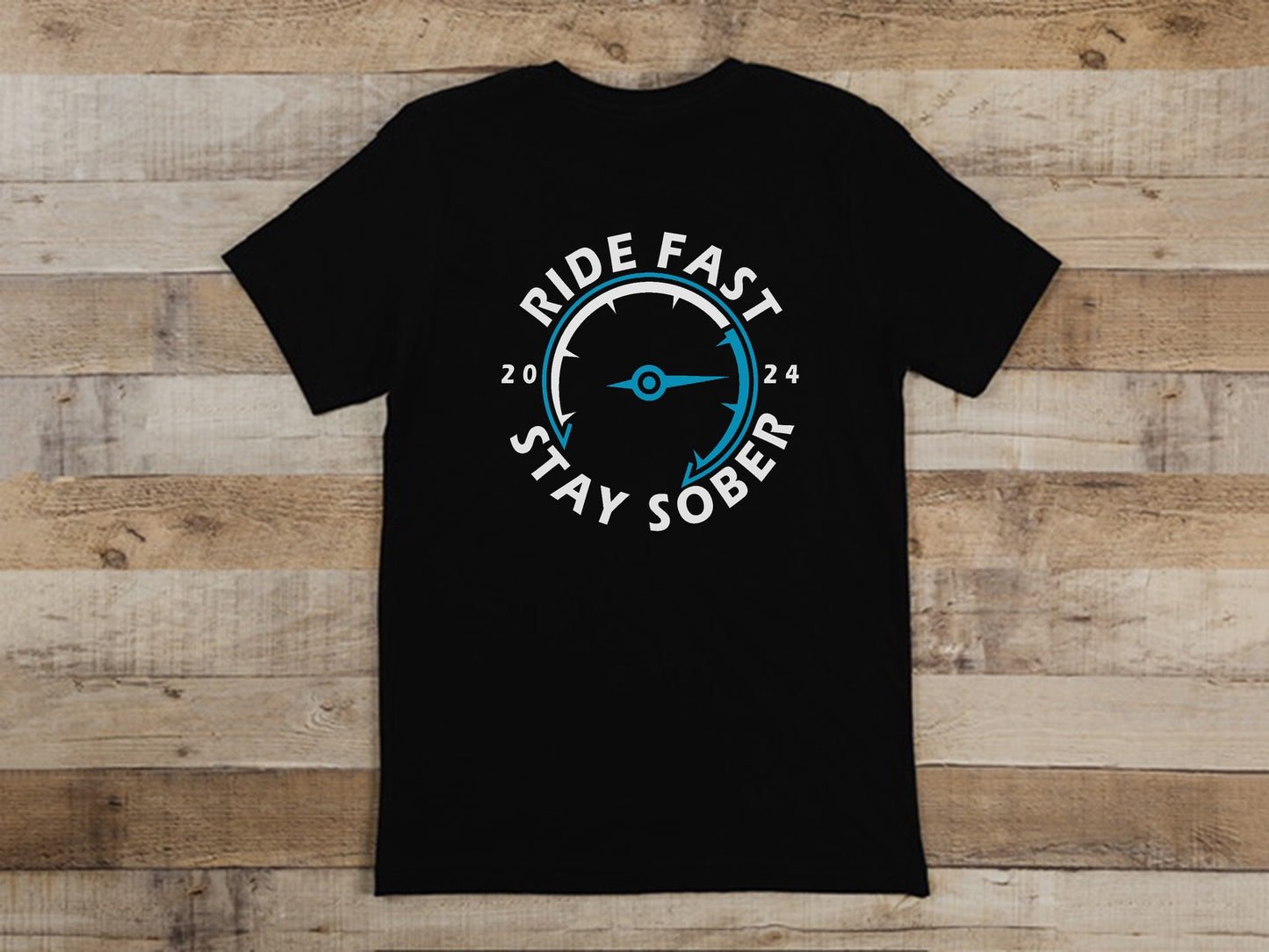 Men’s Ride Fast Stay Sober Tee