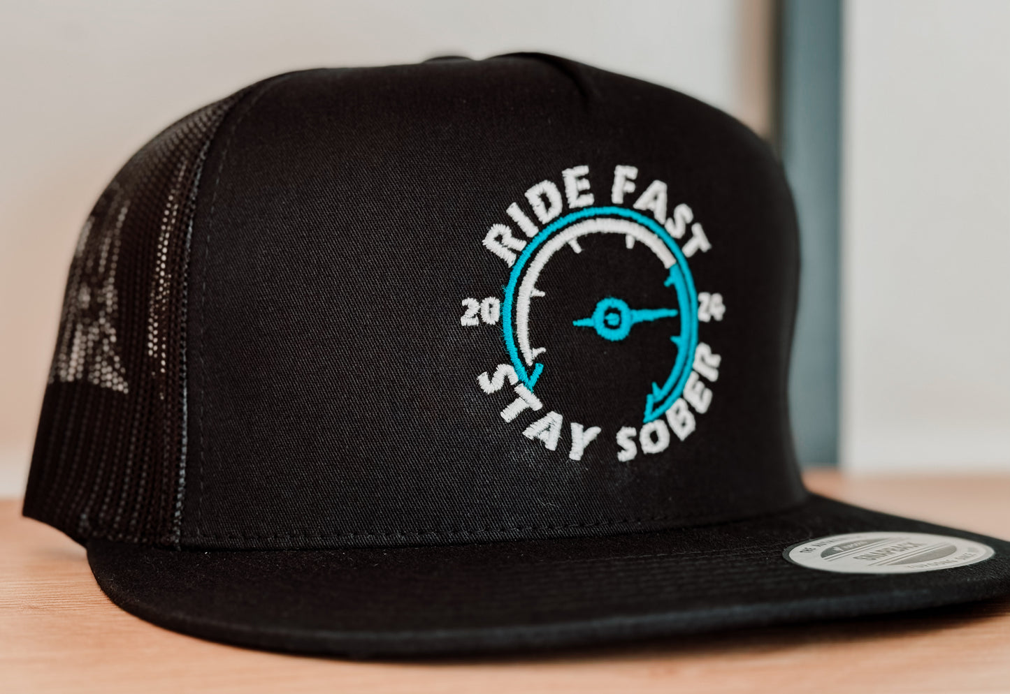 Men’s Ride Fast Stay Sober SnapBack